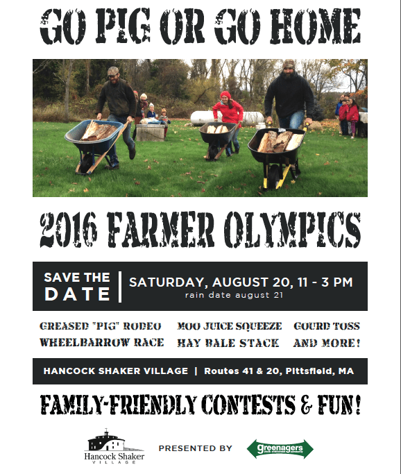 Greenagers Holds Farmer Olympics at Hancock Shaker Village 